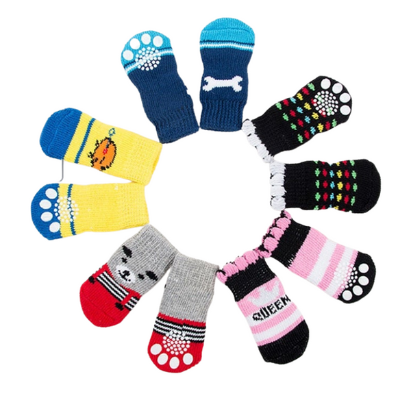 Calcetines para Perro Antideslizantes